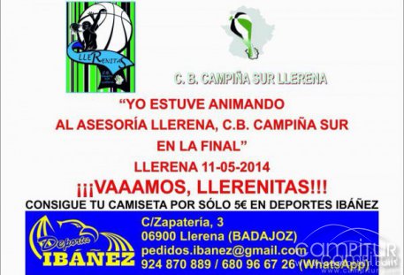 C.B. Campiña Sur Llerena, sede de las finales Femenina y Masculina del Trofeo Diputación de Badajoz 