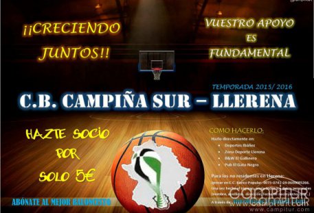 C.B. Campiña Sur de Llerena Puesta de Largo de todos los equipos de la Base