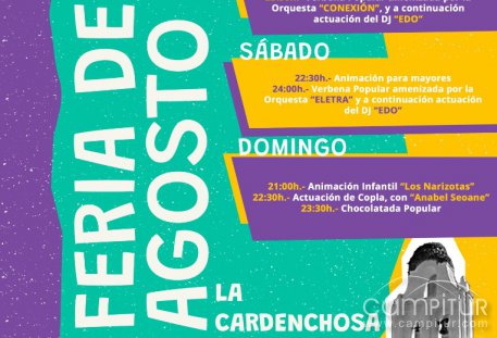 La Cardenchosa se prepara para vivir su Feria de Agosto 2025 por todo lo alto